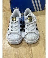 Size 6K  adidas Superstar I - White/Black BB9076 BNIB READ DESCRIPTION - $571.75 MXN