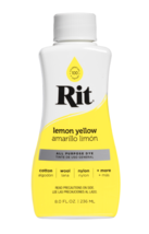 Rit All-Purpose Liquid Dye, Lemon Yellow, 8 Fl. Oz. - £4.65 GBP