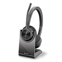 Plantronics Poly - Voyager 4320 UC Wireless Headset + Charge Stand Headphones wi - £141.39 GBP