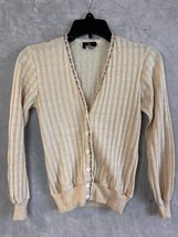 Vintage Fay&#39;s closet women&#39;s embroidered floral sweater cardigan small m... - £15.97 GBP