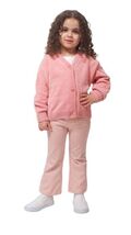 DKNY Girls Boys Sweater Cardigan Pants Pink 2-Piece Chenille Pockets Pul... - $721.62 MXN