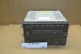2003-2006 Kia Sorento Audio Stereo Radio CD 961203E000 Player 207-2d9 - £27.86 GBP