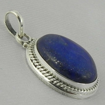 925 Sterling Silver Handmade Pendant Natural Lapis Lazuli Women Gift FSP-1887 - £26.39 GBP