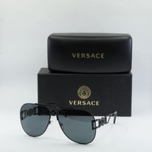 VERSACE VE2255 126187 Matte Black/Dark Grey 63-13-145 Sunglasses New Authentic - £148.75 GBP