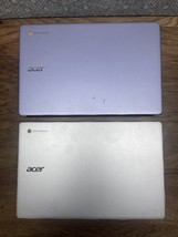 Acer 315 Chromebook Lot Of 2 For Parts/Repair Works Damaged Screens CV - $34.65