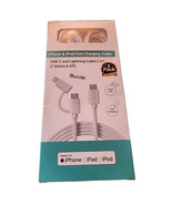 Quntis 2 in 1 60W C to C Cable-C to Lightning Cable, 2Pack 6.6FT Mfi Cer... - €1,74 EUR