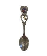 LAS VEGAS NEVADA 4.75&quot; Souvenir Enamel Teaspoon Spoon DICE CASINO GOLDEN... - $75.07 MXN