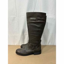 Bandolino Tessi Brown Leather Knee High Riding Boots Sz 8.5 M - £30.81 GBP