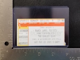 BLACK LABEL SOCIETY - ORIGINAL MARCH 23, 2005 CONCERT TOUR TICKET STUB - $185.64 MXN