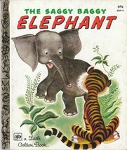 The Saggy Baggy Elephant Little Golden Book 304-4 K &amp; B Jackson Tenggren Vintage - £5.53 GBP