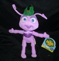 14&quot; 1998 A Bug&#39;s Life Dot Purple Disney Pixar Ant Stuffed Animal Plush Toy W Tag - £13.45 GBP