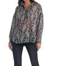 Elan melodia paisley blouse in Black - £35.31 GBP