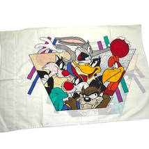 Warner Brothers Looney Tunes Vintage 1993 Pillow Gerber Bugs Taz Daffy Sylvester - £11.69 GBP