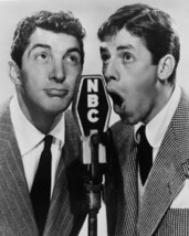 Jerry Lewis Dean Martin in front of NBC microphone 8x10 Photo - £6.28 GBP