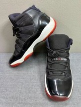 Nike Air Jordan 11 Retro GS Bred Black/ Red/ White Size 6.5Y Sneakers 378038-010 - £59.52 GBP