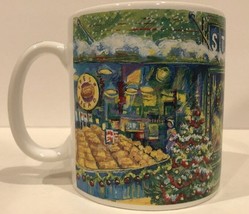 Starbucks Barista Mug Christmas Ceramic Coffee 2000  20 oz Tea Cup Logo Market - £23.35 GBP