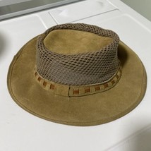 The Original Rogue Handcrafted Hat Sz Small Leather Safari-Made in South Africa - £14.45 GBP