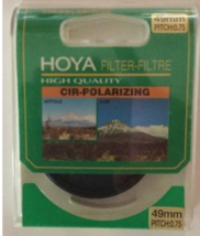 Photography HOYA Cir-Polarizing 49mm Pitch 0.75 Camera Filter NEW HIGH Q... - £20.59 GBP