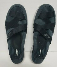 Avia AVI-Aura Women&#39;s Black Grey Slip On Sneakers Shoes 6.5 M In Great Shape! - £17.71 GBP
