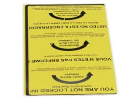 Fits Norlake 146368 Safety Decal, Turn Knob to Open Door - $35.91