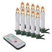 10x Wireless LED Candle Light Christmas Wedding Tree Battery Remote Control Gift - £35.17 GBP