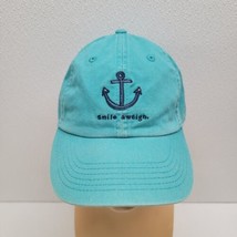 Life Is Good Womens Blue Smile Aweigh Anchor Summer Hat Cap Cotton Adjus... - $12.77