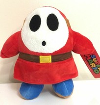 Large 12&#39;&#39; Super Mario Brothers Nintendo Shy Guy Plush Toy Red New. Lice... - £18.33 GBP