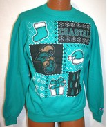 COASTAL CAROLINA Chanticleers Ugly Christmas Sweater Champion SWEATSHIRT M - $49.49