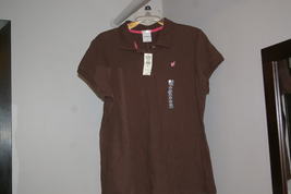 Old Navy Polo Shirt Top Blouse Womens Size XL Brown NWT - £7.87 GBP