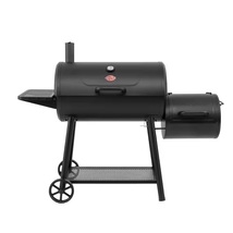Char-Griller Smokin Champ Charcoal Grill Offset Smoker in Black - $234.00