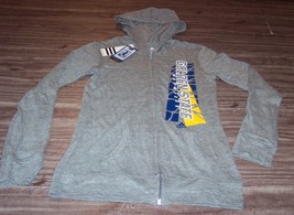 Women&#39;s Teen Jrs Golden State Warriors Zipperdown Hooded Shirt Small New w/ Tag - £19.77 GBP