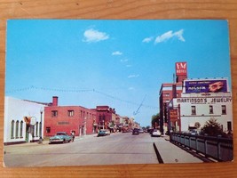 1955 Vintage Ektachrome Dexter Dextone Center Ave Moorhead MN Unposted P... - $18.80