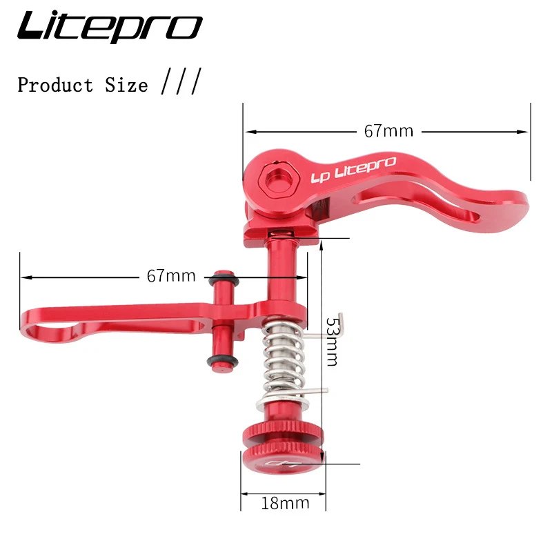 Sporting Litepro for brompton folding bike seatpost clamp ultralight 36g titaniu - £41.56 GBP