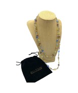 Joan Rivers Long 48&quot; beaded faceted necklace Color signed Vintage - £23.66 GBP