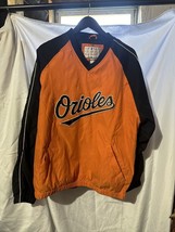 Vintage Baltimore Orioles Genuine Merchandise Jacket Men&#39;s Size L Windbr... - $59.39