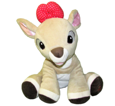 Musical Clarice Rudolph Red Nosed Reindeer Kids Preferred Light Up Cheeks Plush - £12.78 GBP