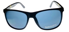 Timberland Matte Black Mens Plastic Rectangle Sunglass, Smoke Lens TB7184 2A - £17.77 GBP