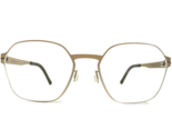 OVVO Optics Eyeglasses Frames 3894 c119z Matte Gold Hexagon Full Rim 50-... - £227.57 GBP