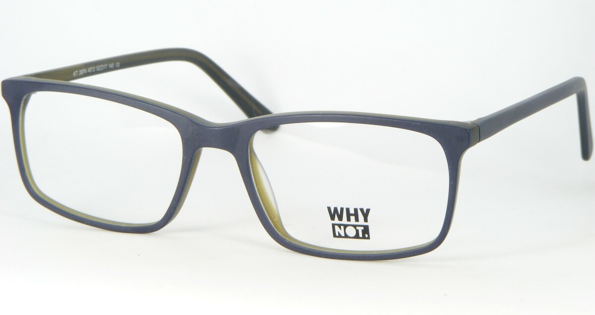 WHY NOT. Por Koberg + Tente KT 3974.4012 Azul / Oliva Gafas Marco 52-17-... - $56.04