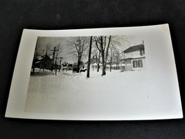 Winter snow and Horse-drawn Carriage - Real Photo Postcard- AZO (1904-1918). - £11.51 GBP