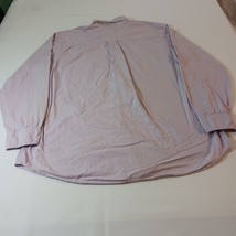 Castaway Nantucket Island Men's White & Purple Checkered Button-Down Shirt Sz L image 2