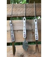 Vtg Japan Stainless 3 Bar Tools Pin-Up Cocktails On Handles Horduerves 1... - $32.92