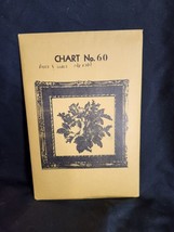 Vtg rare Babs Fuhrmann petit point Chart No. 60 Roses And Lilacs 148x144 - £18.68 GBP
