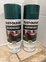 (2) Rust-Oleum Hammered Deep Green Spray Paint New Discontinued - €88,32 EUR