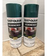 (2) Rust-Oleum Hammered Deep Green Spray Paint New Discontinued - €88,32 EUR