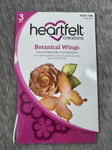 Heartfelt Creations Botanical Wings Craft Dies HCD1-758 3pc Butterfly Fl... - $24.74