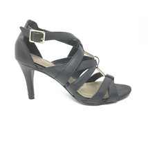 Dex Flex Womens Black &amp; Gold Comfort T-Strap Heel, Size 6  - £14.75 GBP