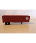HO Scale Walthers, 40&#39; Semi Truck Trailer, Pennsylvania, Red, #10317 - £19.61 GBP
