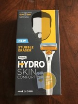 Schick HYDRO Skin Comfort Stubble Eraser Men’s Razor Blade W/ 2 Razor Cartridges - £6.86 GBP