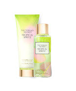 Victoria&#39;s Secret Tropical Spritz Fragrance Lotion + Fragrance Mist Set  - £31.42 GBP
